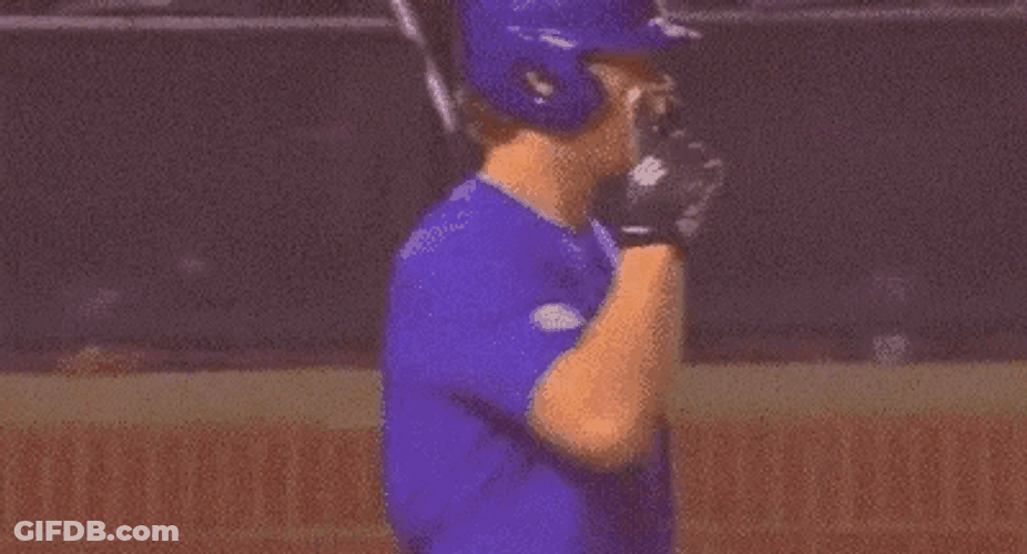Geaux Tigers Baseball Blowing Nose GIF