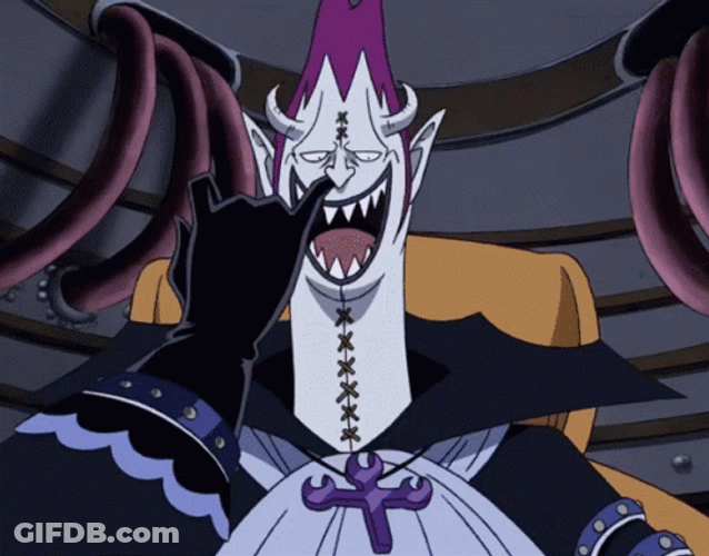 Gecko Moria Corazon One Piece GIF