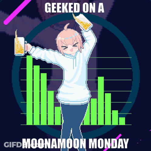 Geeked On Moonamoon Monday Girl Holding Beer GIF