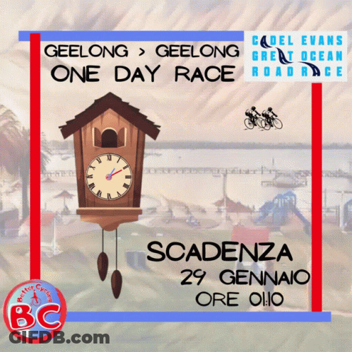 Geelong One Day Race Poster GIF