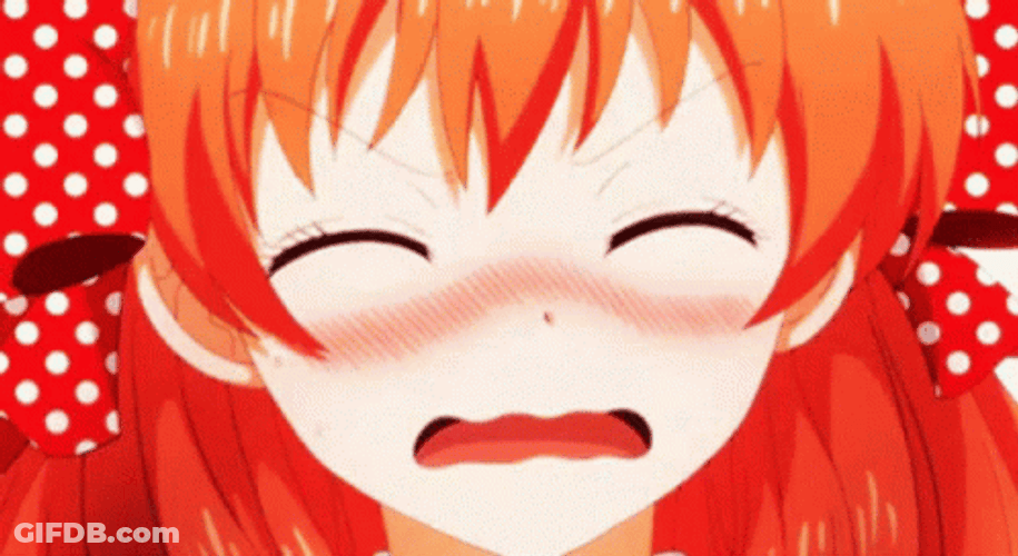 Gekkan Shouja Dizzy Blushing Anime GIF
