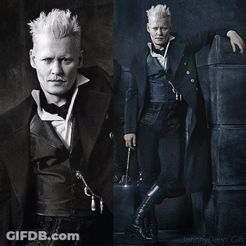 Gellert Grindelwald Black Smoke GIF