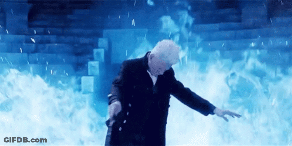Gellert Grindelwald Blue Fire GIF
