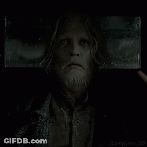 Gellert Grindelwald Inside Car GIF