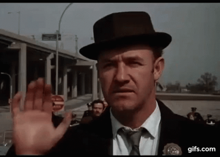 Gene Hackman Waving Goodbye GIF