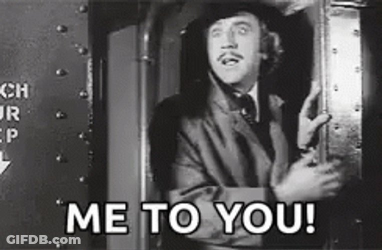 Gene Wilder Blowing Kiss GIF