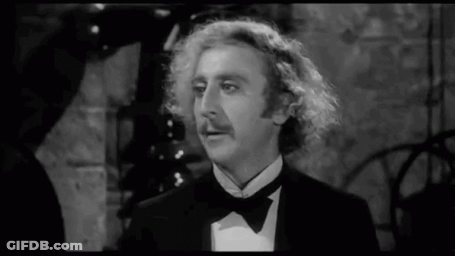 Gene Wilder Victor Frankenstein Walking Away GIF