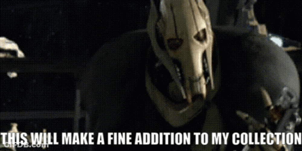 General Grievous Addition To My Collection GIF