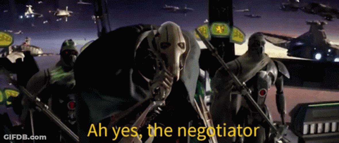 General Grievous Ah Yes The Negotiator GIF