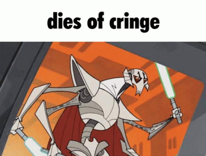 General Grievous Animation Dies Of Cringe GIF