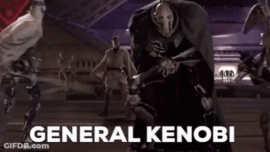 General Grievous General Kenobi Magna Guards GIF