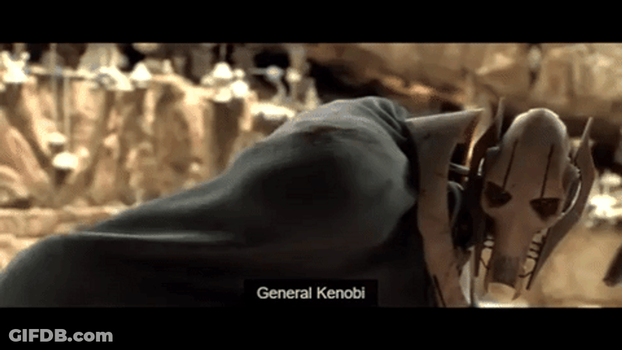 General Grievous General Kenobi Star Wars GIF