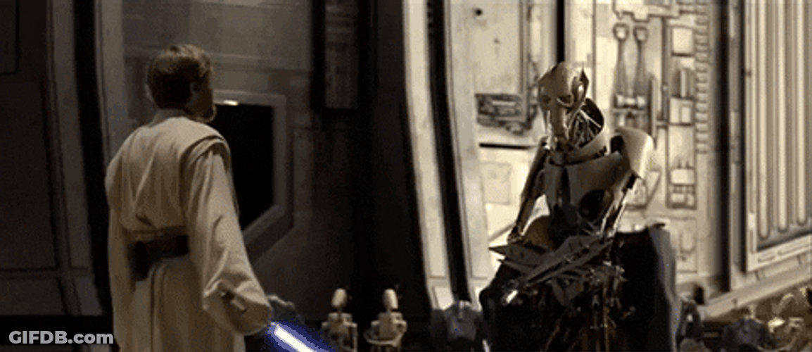 General Grievous Revenge Of The Sith Light Saber GIF