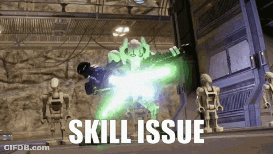 General Grievous Skill Issue GIF