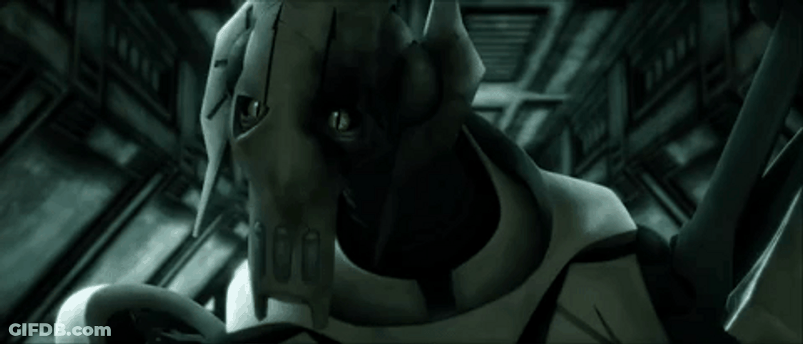 General Grievous Star Wars Stare GIF