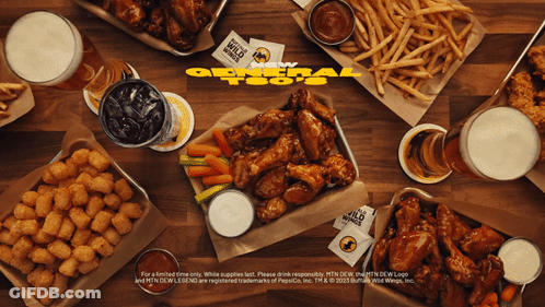 General Tso's Food And Drinks Advertisement GIF