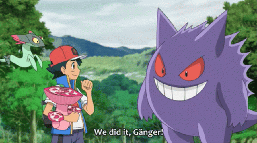 Gengar Celebrate Yay GIF