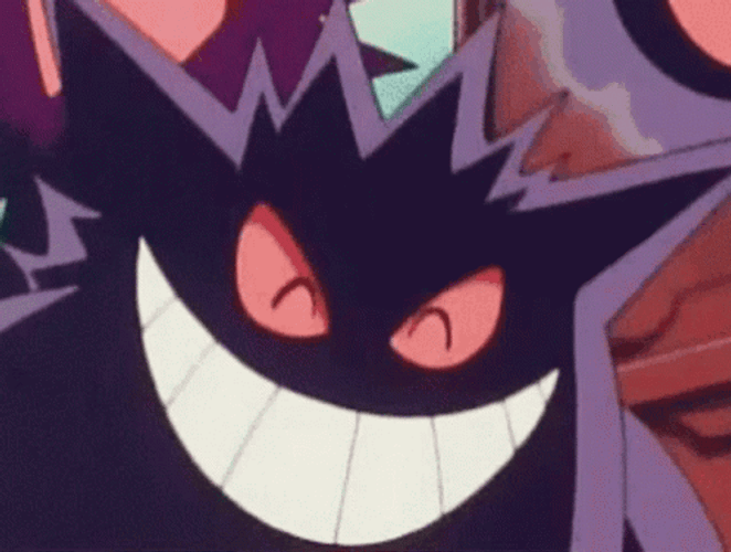 Gengar Happy Laughing GIF