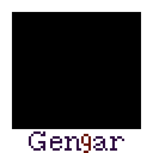 Gengar Pixel Art GIF