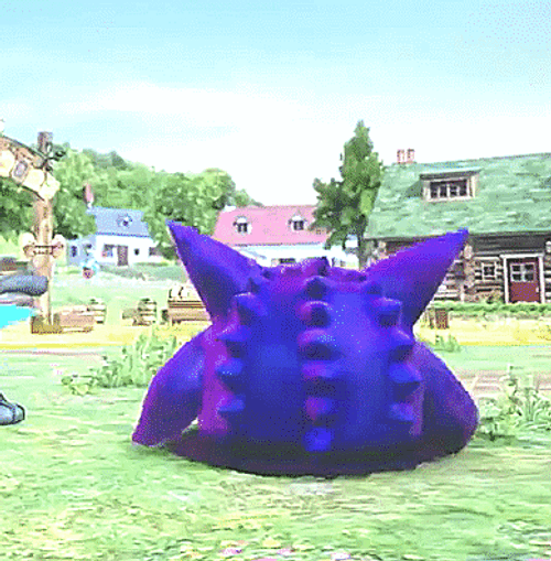 Gengar Tongue Fighting Pokemon GIF