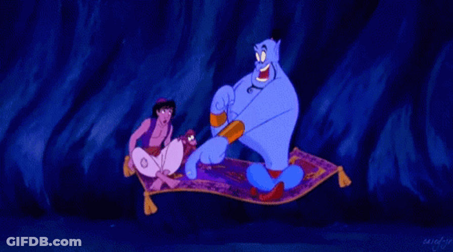 Genie Can Multiply His Hands GIF
