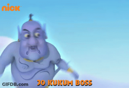 Genie Cartoon Jo Kukum Boss GIF