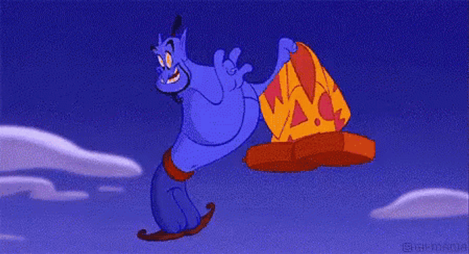 Genie Is Ready For The Beach GIF