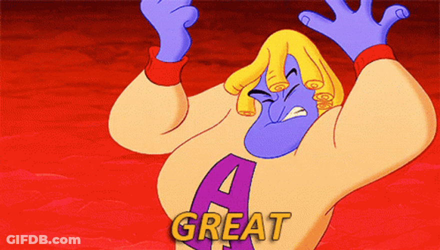 Genie Thinks Something Bad GIF