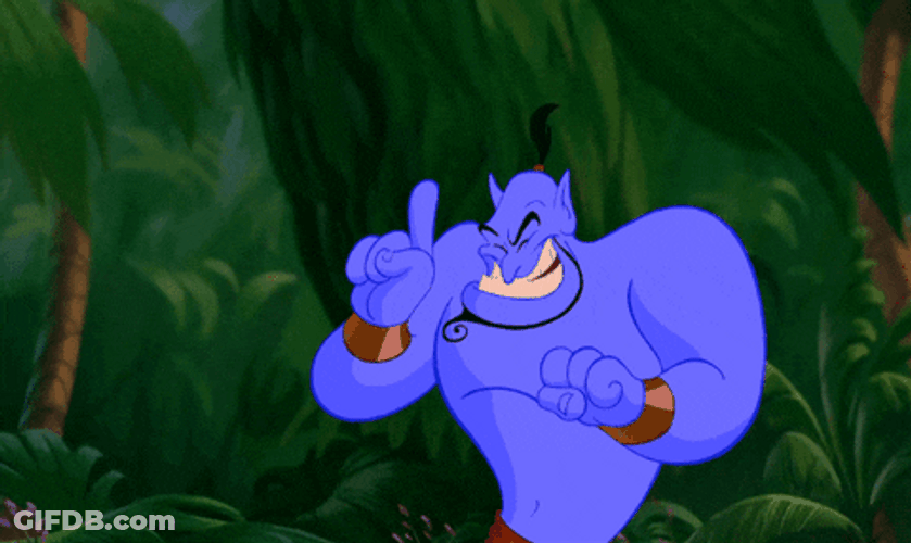 Genie Was Very Shocked GIF