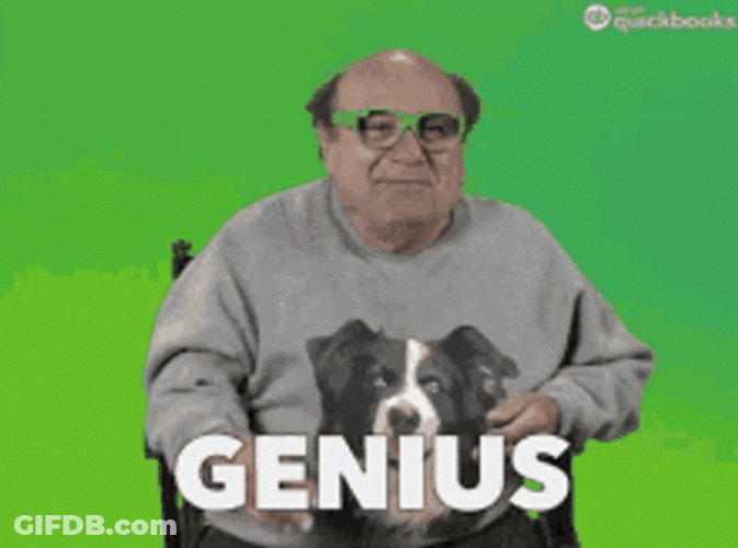 Genius Mind Danny DeVito GIF