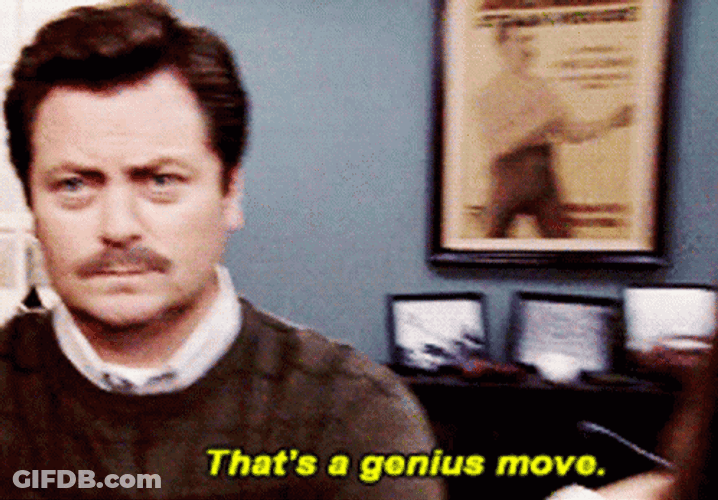 Genius Move Parks And Recreation GIF
