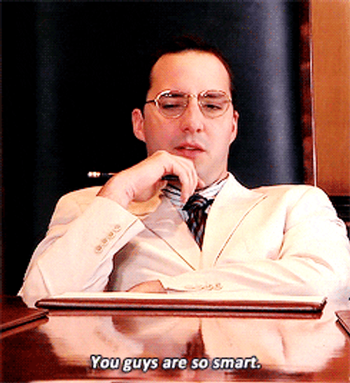 Genius Smart Tony Hale GIF