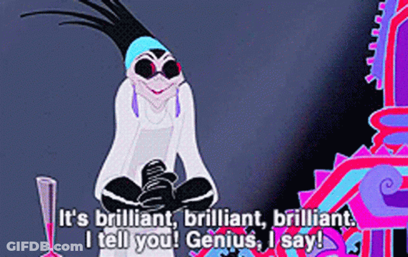 Genius Yzma Emperor's New Groove GIF