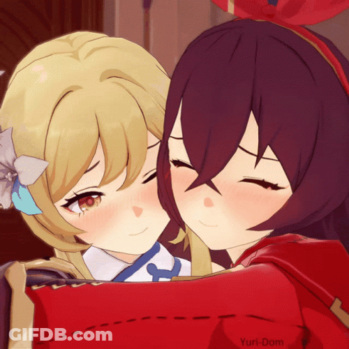 Genshin Impact Abrazo GIF
