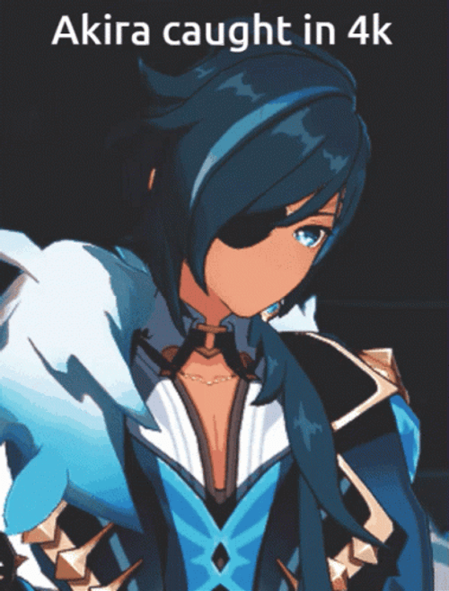 Genshin Impact Cavalry Captain Kaeya Akira GIF