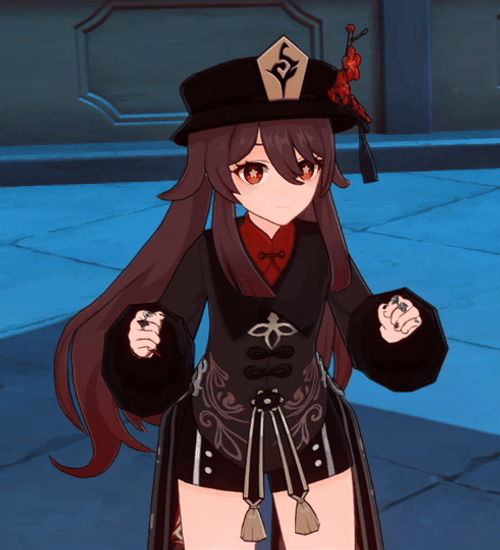 Genshin Impact Character Hu Tao GIF