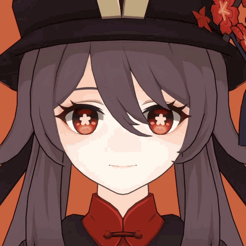Genshin Impact Cute Hu Tao GIF
