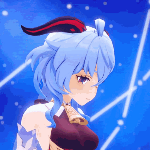 Genshin Impact Game Character Ganyu GIF