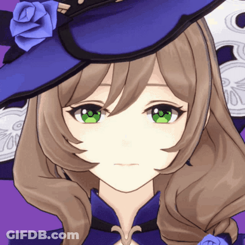 Genshin Impact Giggling Lisa GIF