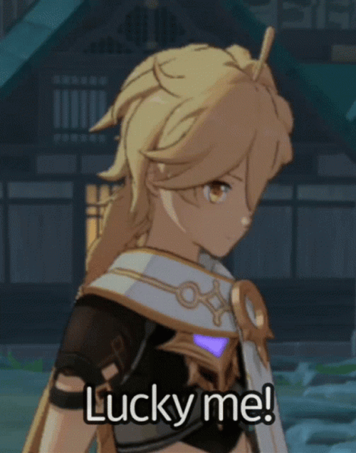 Genshin Impact Lucky Me GIF