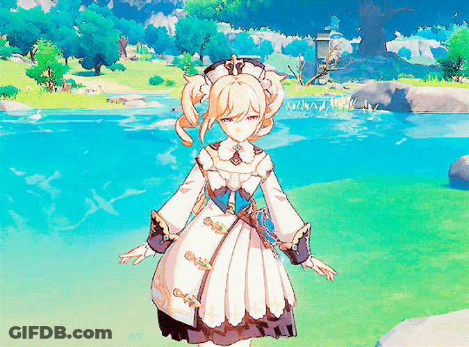 Genshin Impact Shining Idol Barbara GIF
