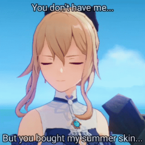 Genshin Impact You Didn't Have To Cut Me Off Meme GIF