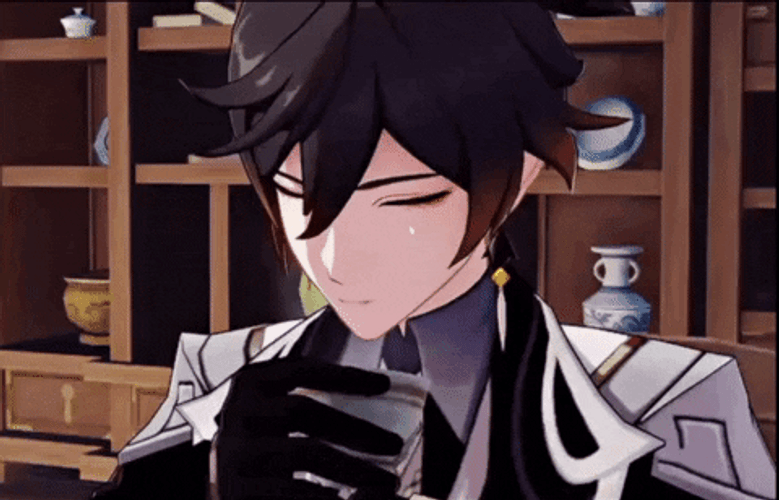 Genshin Impact Zhongli GIF