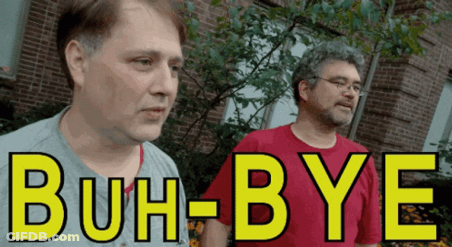 Gentlemen Waving Happily Buh Bye GIF