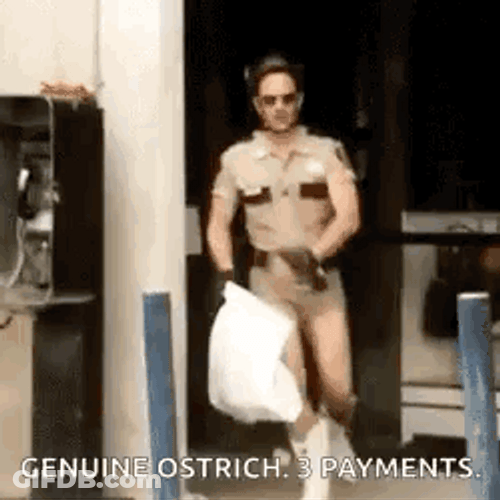 Genuine Ostrich Reno 911 GIF