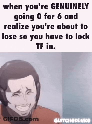 Genuinely Going 0 For 6 Lock In GIF