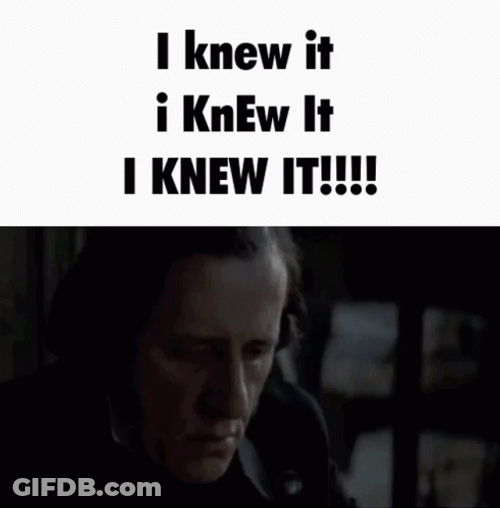 Geoffry Rush I Knew It GIF