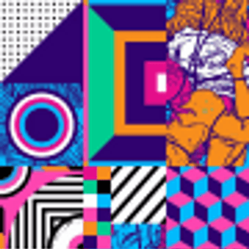 Geometric Color Abstract GIF