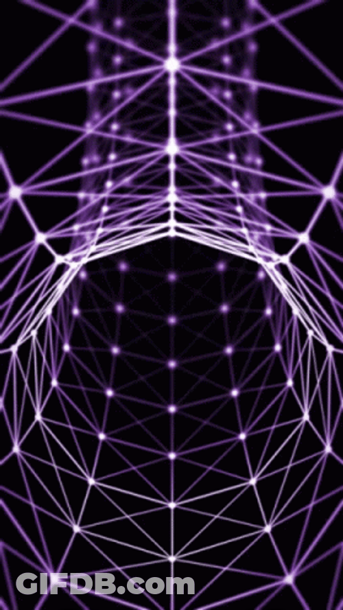 Geometric Connecting Dots GIF