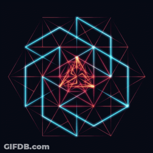 Geometric Formation Moving GIF